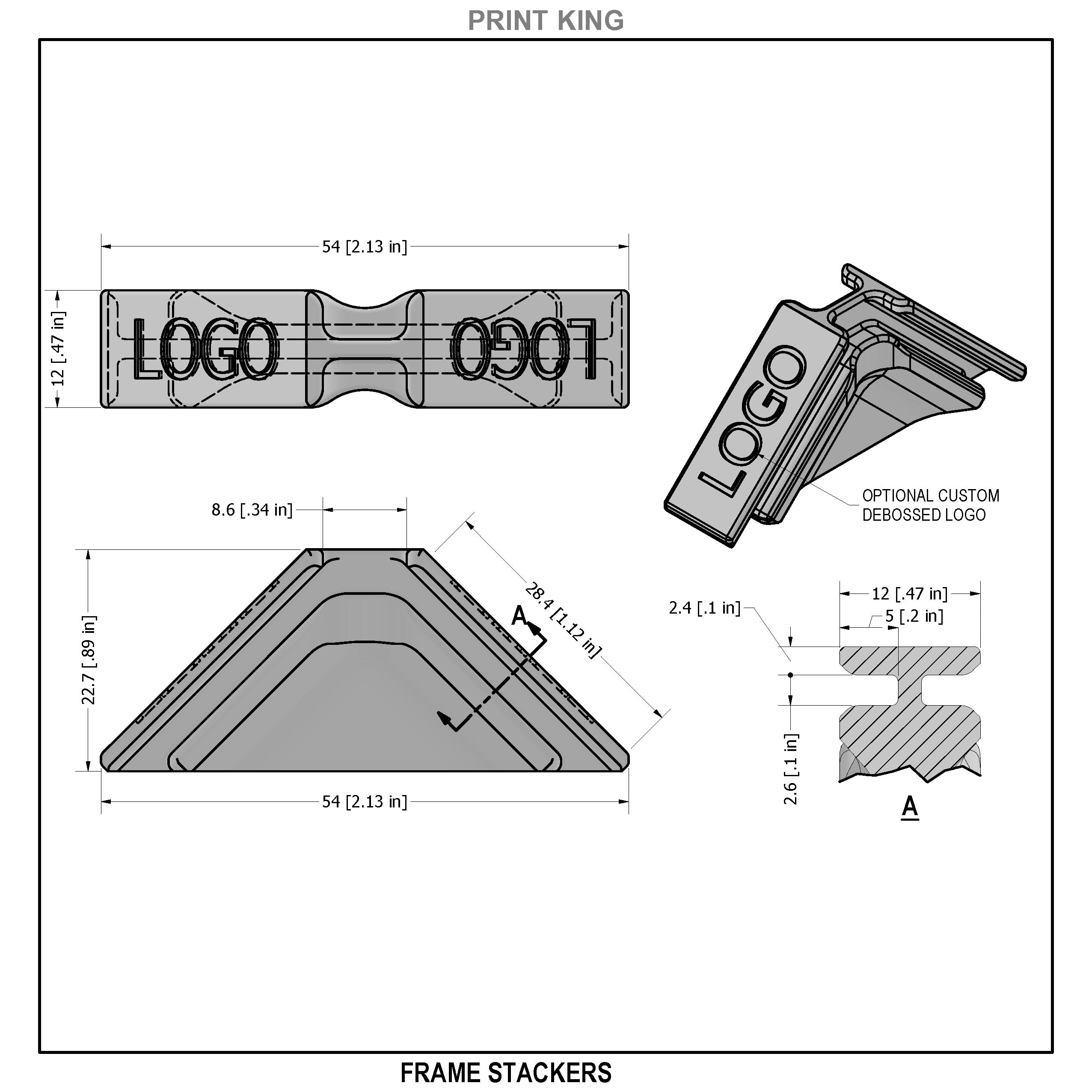 Frame Stackers (compatible with Bematrix / Aluvision)