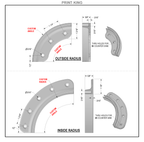 Custom Radius F track